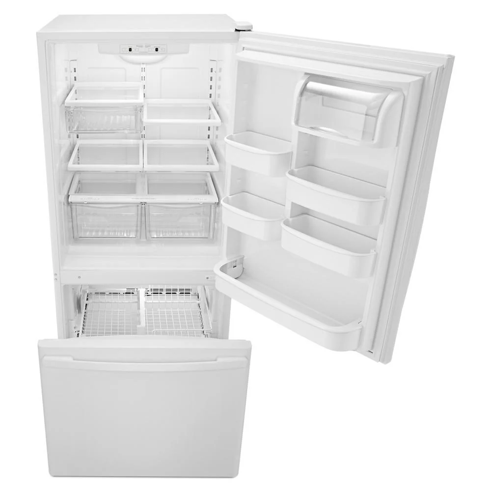 Amana ABB1924BRW 29-inch Wide Bottom-Freezer Refrigerator with EasyFreezer™ Pull-Out Drawer -- 18 cu. ft. Capacity - Image 2