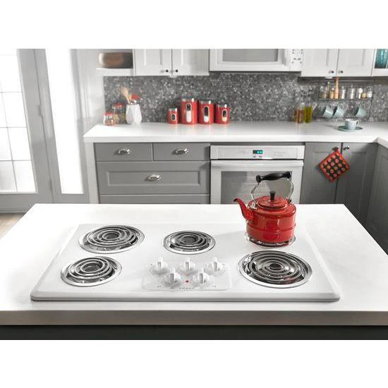 36-inch Electric Cooktop with 5 Elements - white - Image 2