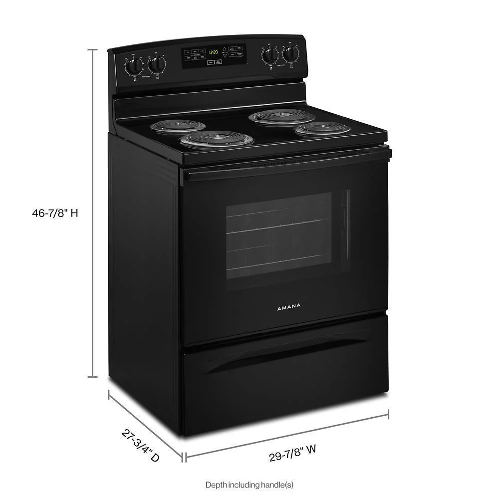 Amana ACR4303MFB 30-inch Amana® Electric Range with Bake Assist Temps - Image 7
