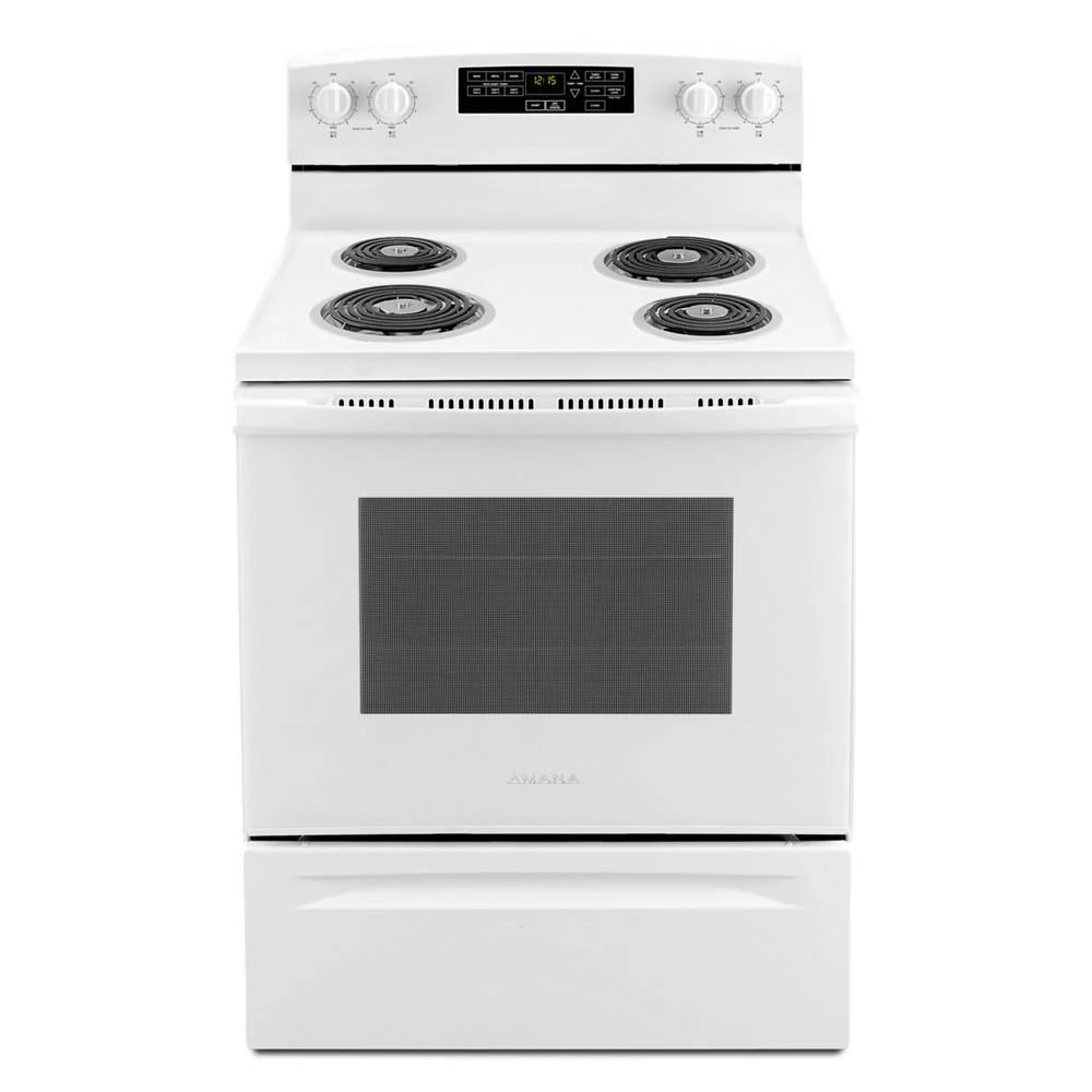 Amana ACR4503SFW 30-inch Amana® Electric Range with Self-Clean Option