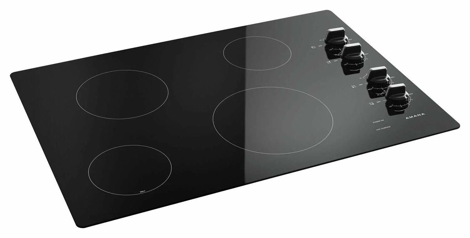 Amana AEC6540KFB 30-inch Electric Cooktop with Multiple Settings - Black - Image 2