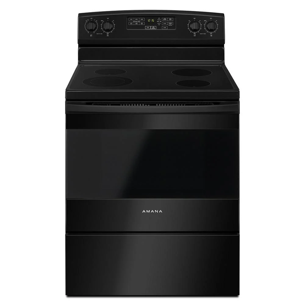 Amana AER6603SFB 30-inch Amana® Electric Range with Extra-Large Oven Window