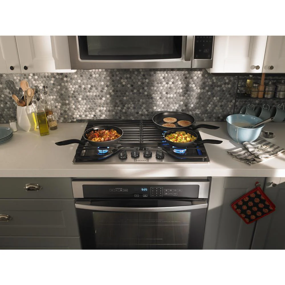 Amana AGC6540KFS 30-inch Gas Cooktop with 4 Burners - Image 4