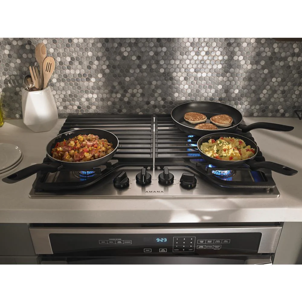 Amana AGC6540KFS 30-inch Gas Cooktop with 4 Burners - Image 7