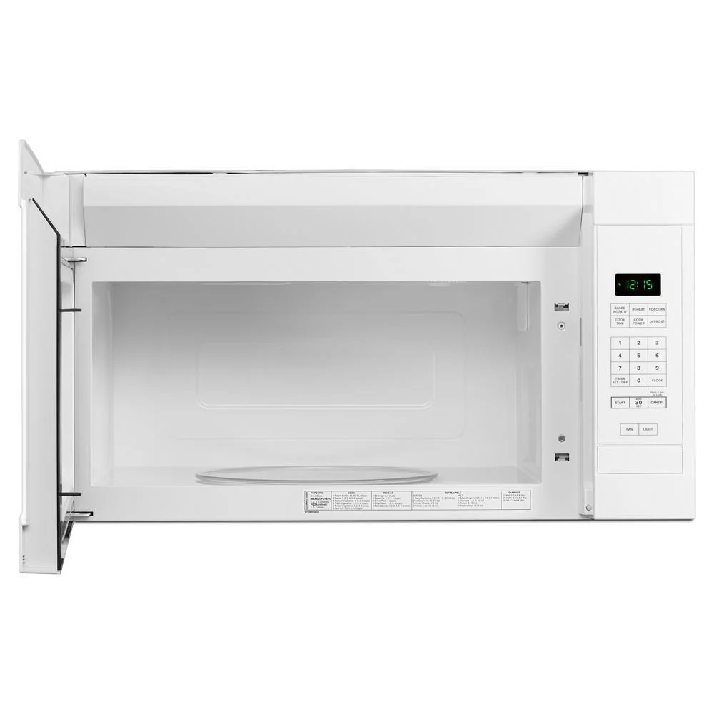 Amana AMV2307PFW 1.6 Cu. Ft. Over-the-Range Microwave with Add 0:30 Seconds - Image 7