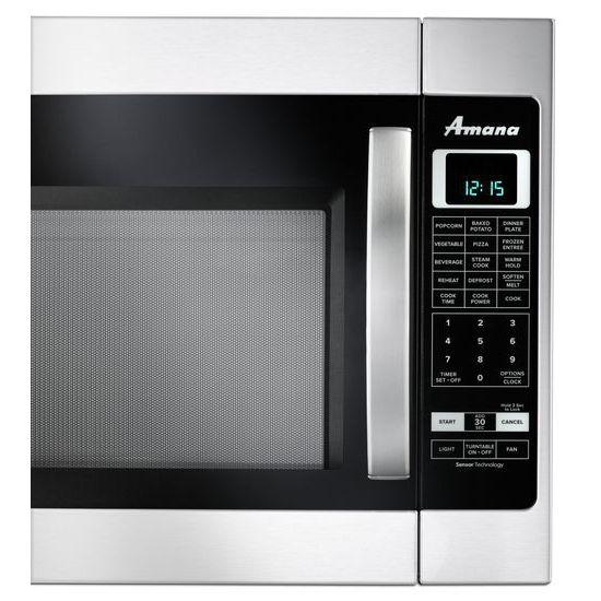 Amana AMV6502REW 2.0 Cu. Ft. Over-the-Range Microwave with Sensor Cooking - white - Image 2