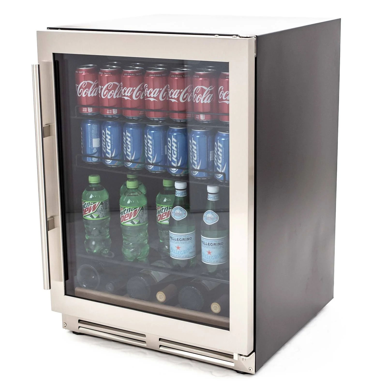 Avanti BCF54S3S 126 Can Beverage Center - Stainless Steel with Black Cabinet / 5.8 cu. ft. - Image 3