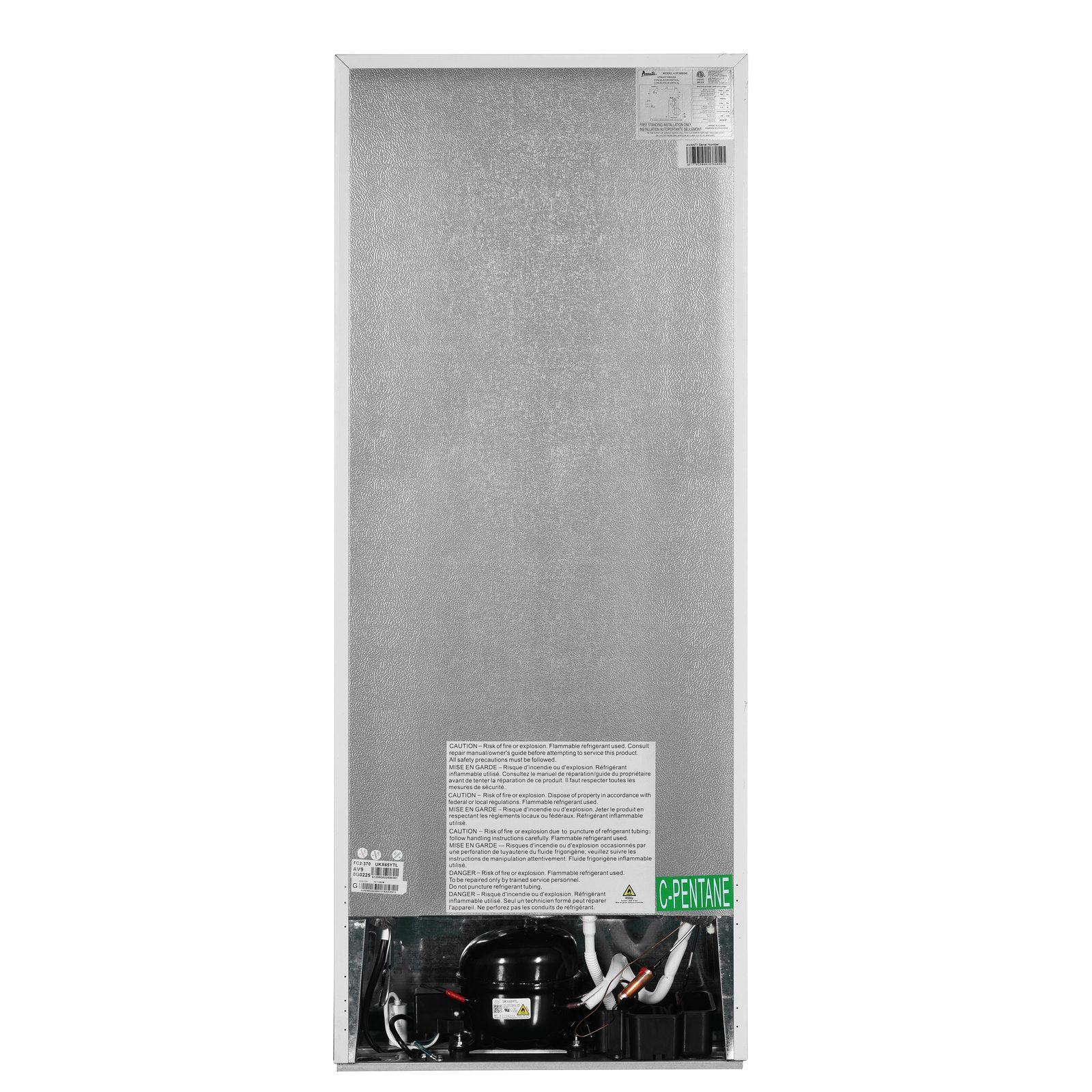 FF10B3S Avanti 10.0 cu. ft. Apartment Size Refrigerator - Stainless Steel - Image 11
