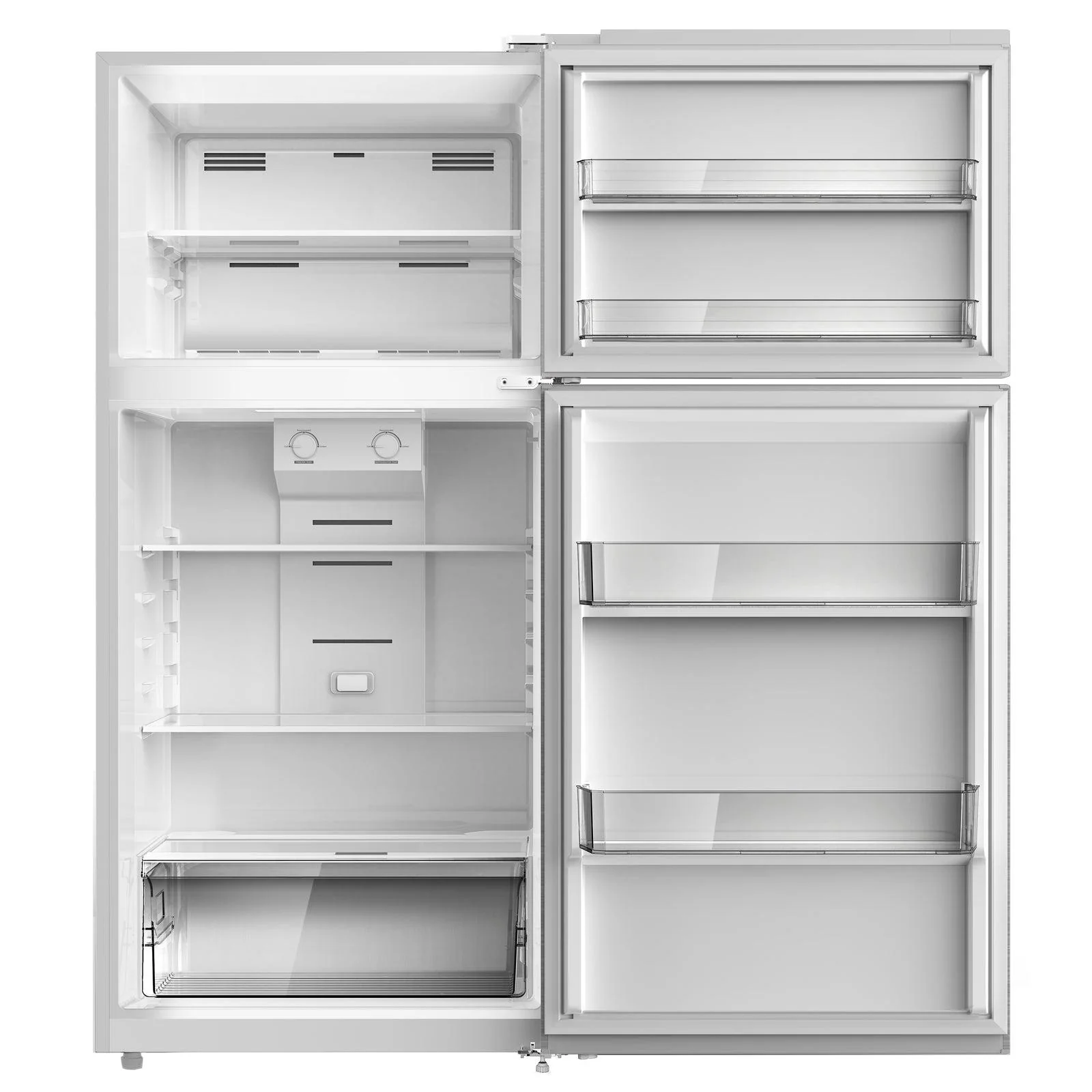 FF14D3S4 Avanti Frost Free Top Freezer Refrigerator - Stainless Steel / 14.2 cu. ft. - Image 3