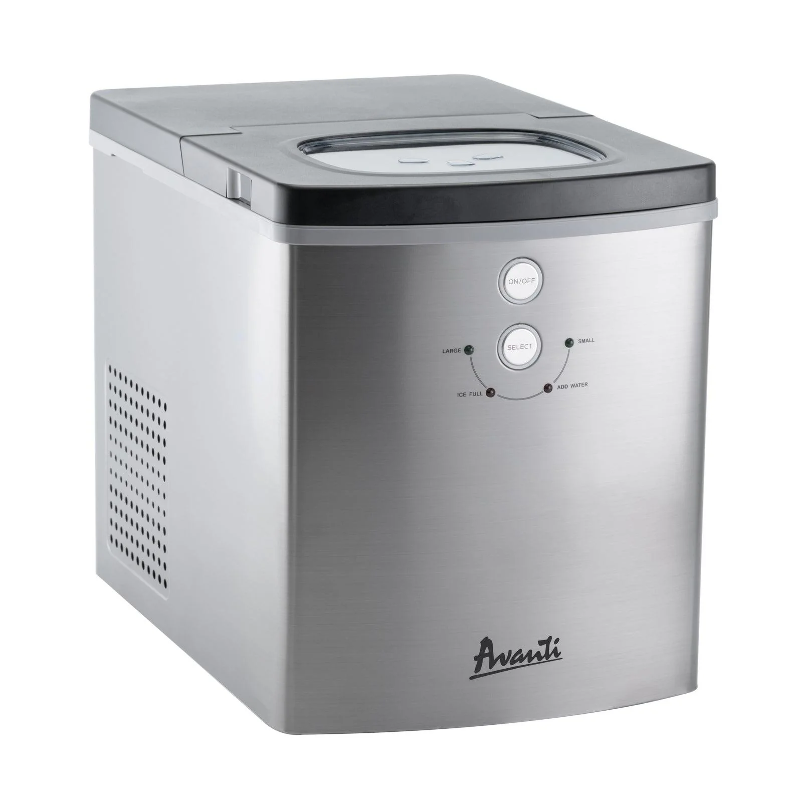 Avanti Portable Countertop Ice Maker - Black Stainless Steel / 33 lbs - Image 38