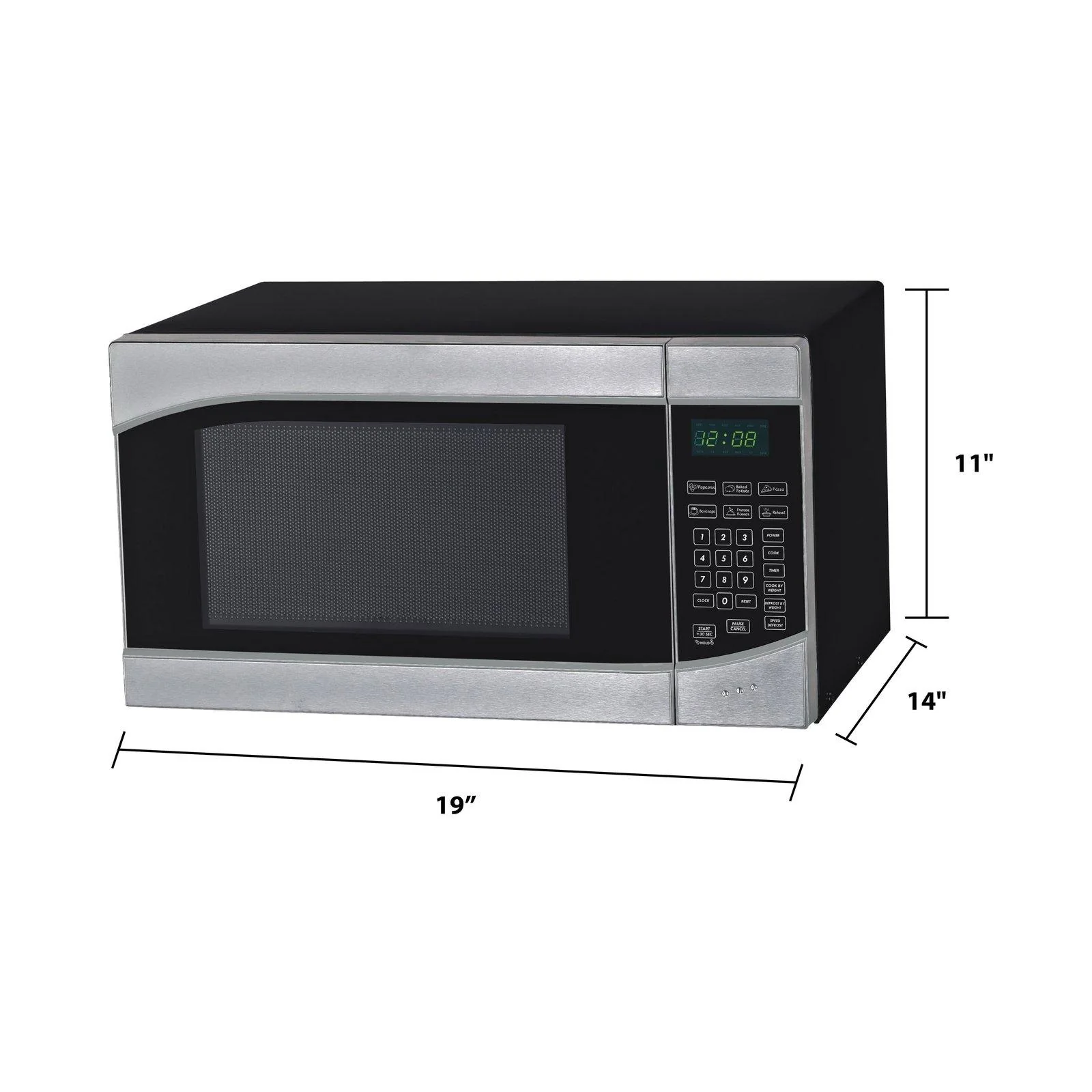 Avanti 0.9 cu. ft. Microwave Oven - Stainless Steel with Black Cabinet / 0.9 cu. ft. - Image 14
