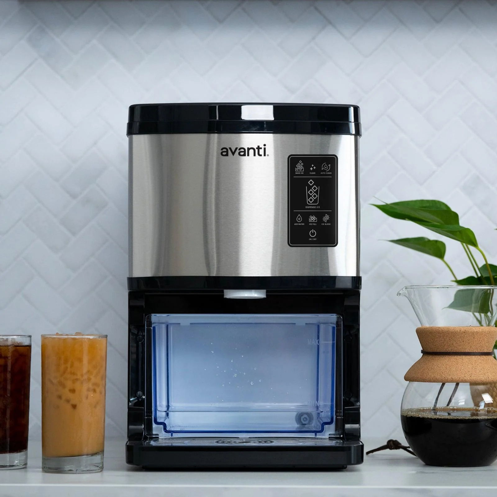 NIMDTS3326SIS Avanti Digital Nugget Ice Maker with Dispenser - Image 4