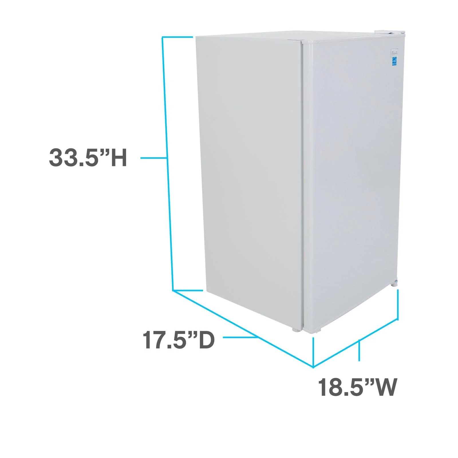 RM3316B Avanti 3.2 cu. ft. Compact Refrigerator - Black - Image 7