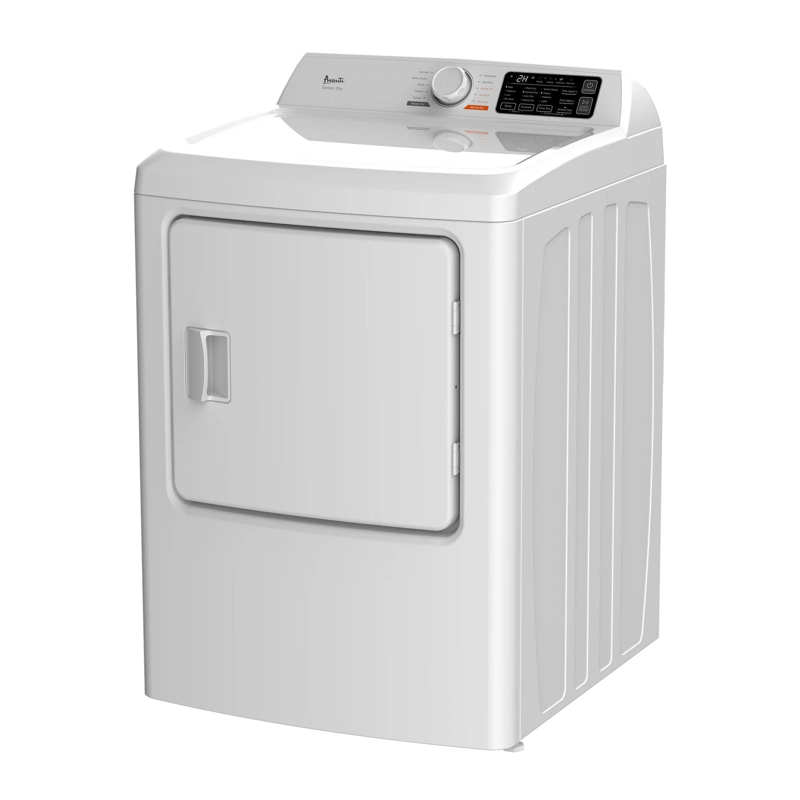 SGD70D0WG Avanti Front Load Gas Vented Clothes Dryer, 7.0 cu. ft. Capacity - White / 7.0 cu. ft. - Image 2