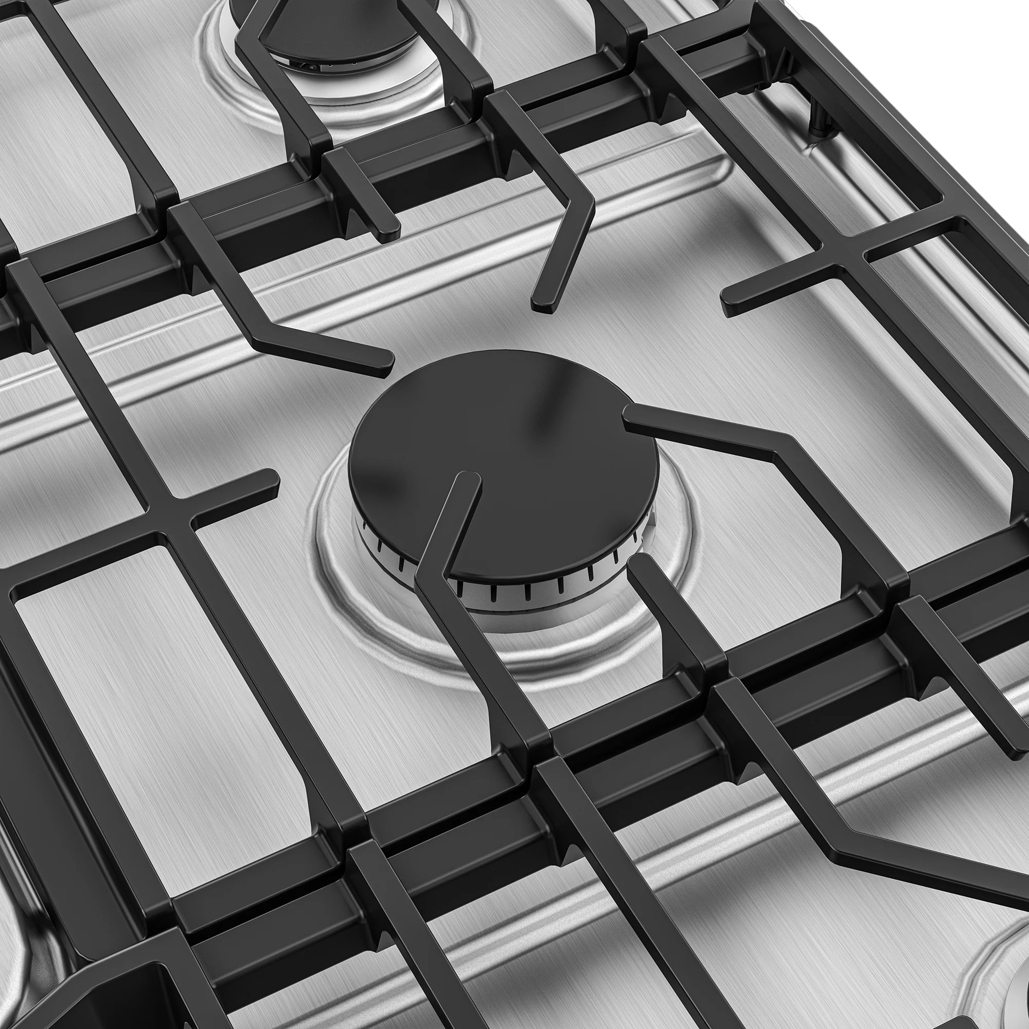 Beko BCTG30500SS 30" Built-In Gas Cooktop with 5 Burners - Image 5