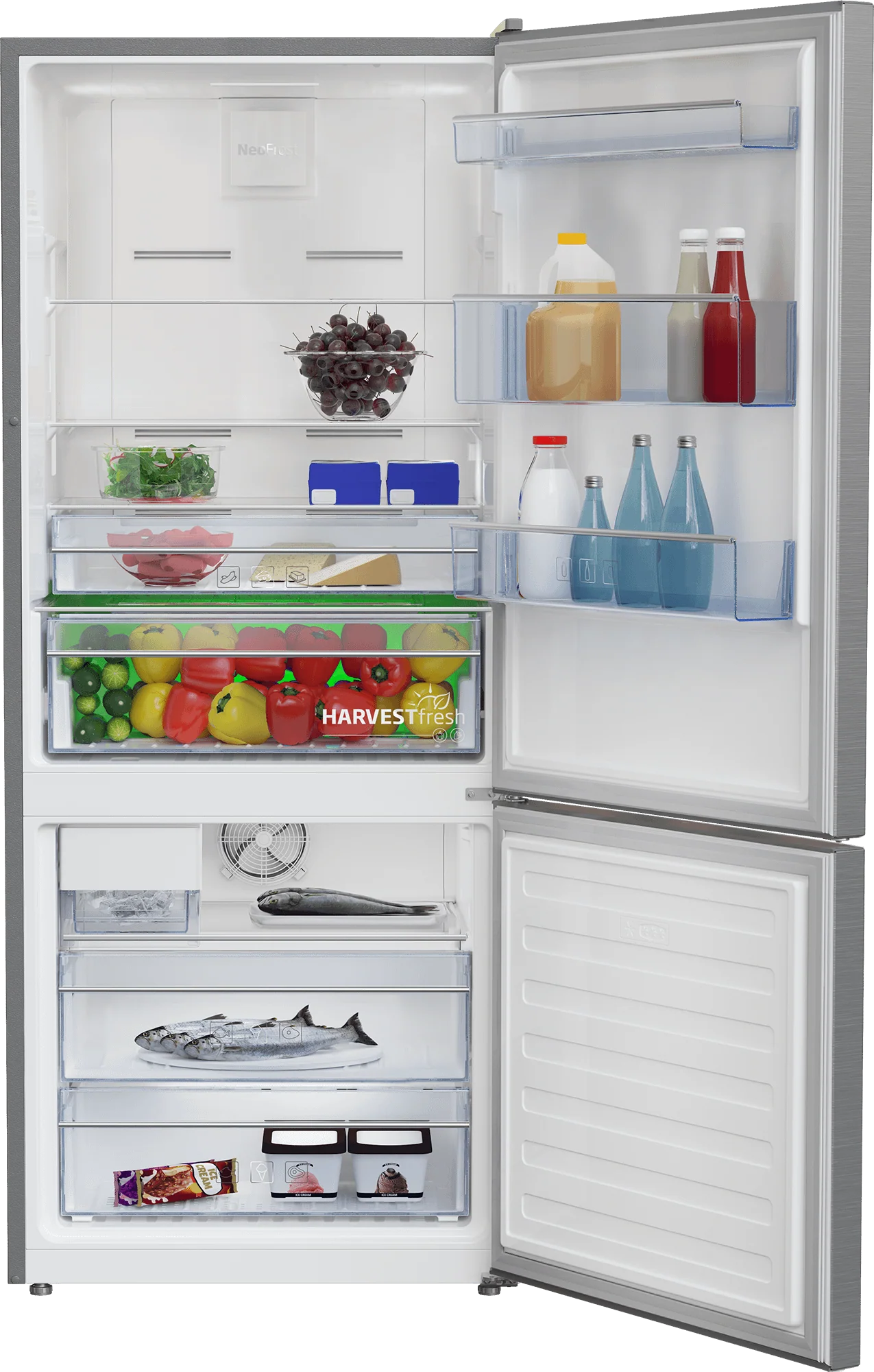 Beko BFBF2815SSIM 28" Bottom Freezer Refrigerator - Image 3