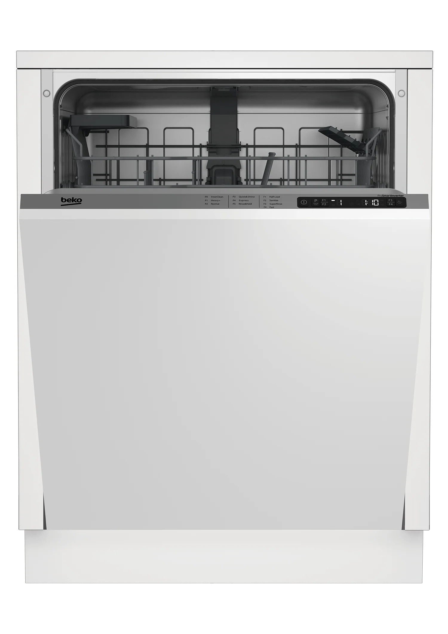 Beko DIT25401 Tall Tub Dishwasher, 14 place settings, 48 dBa, Fully Integrated Panel Ready