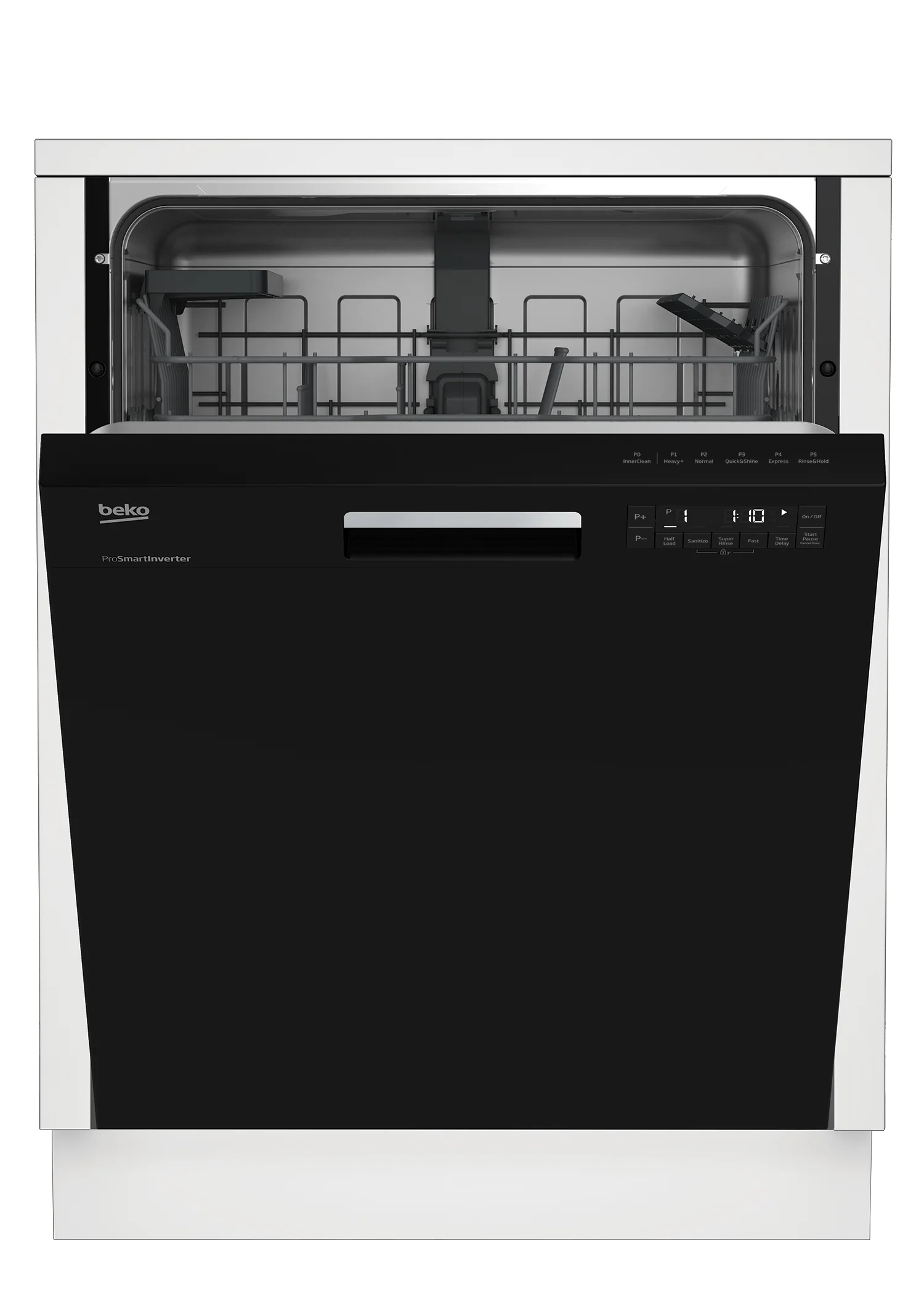 Beko DUT25401B Tall Tub Black Dishwasher, 14 place settings, 48 dBa, Front Control - Image 2