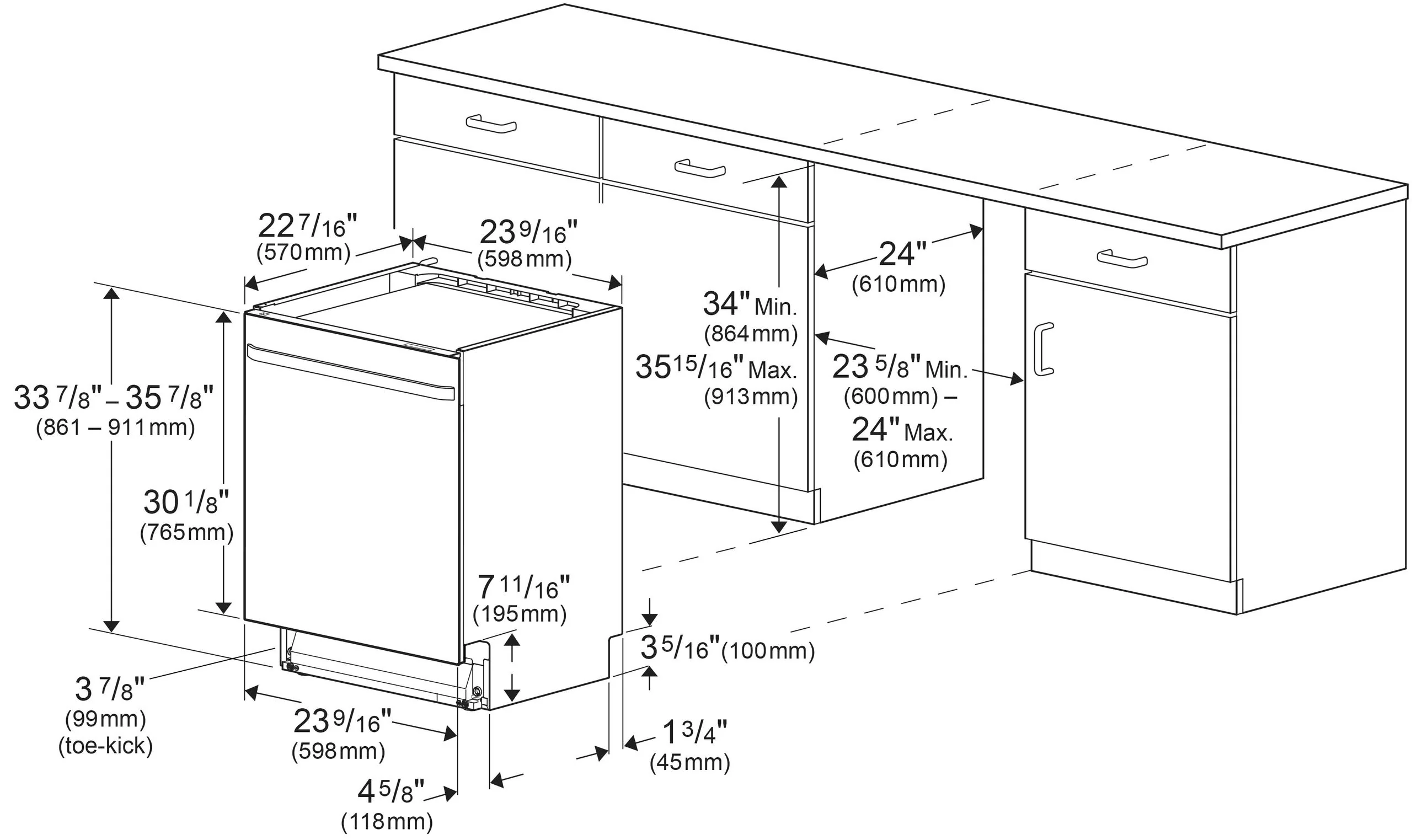 Beko DUT36522X Tall Tub Dishwasher with (15 place settings, 45.0 - Image 9