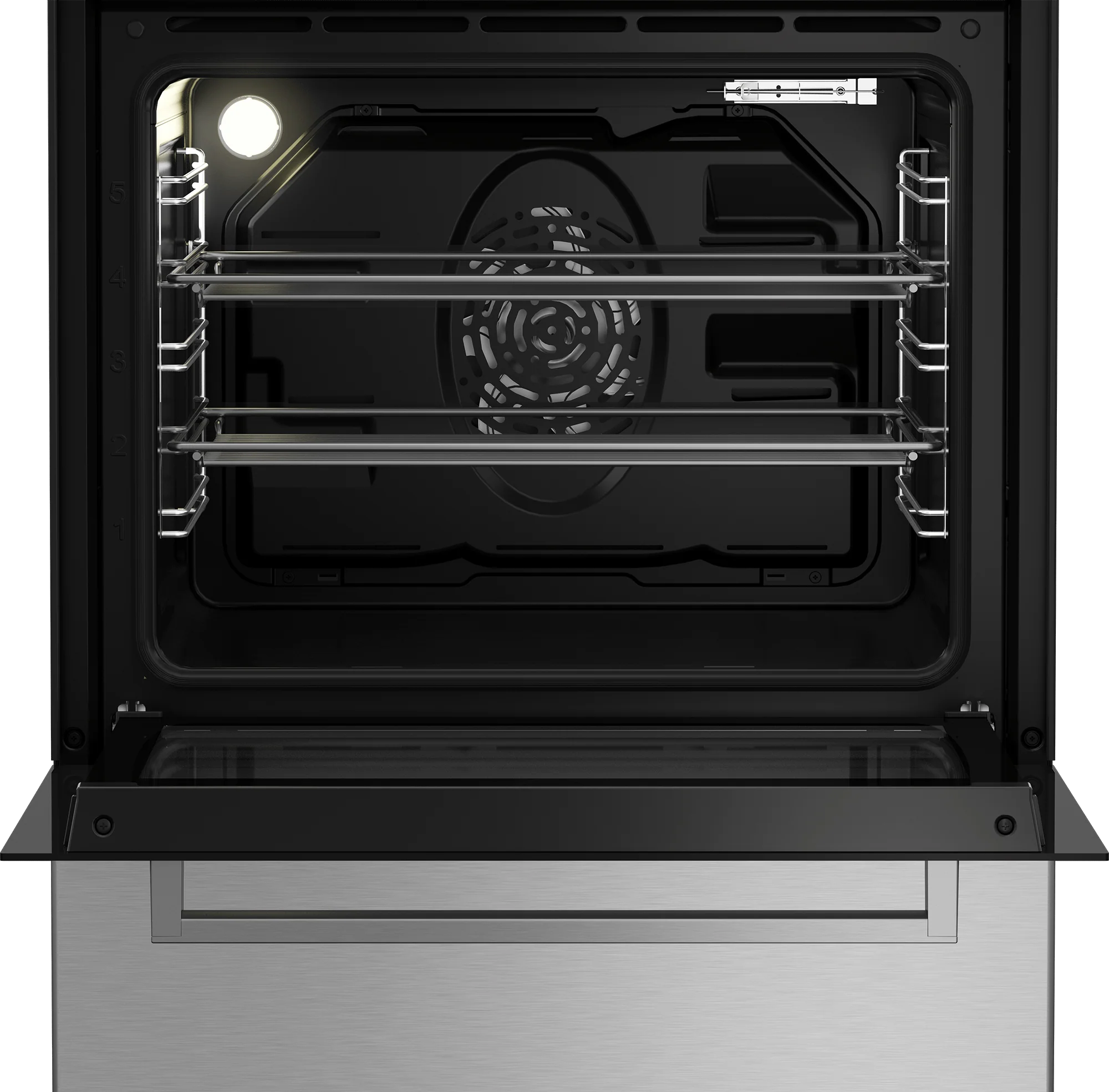 Beko SLER24410SS 24" Stainless Steel Slide-In Electric Range - Image 2