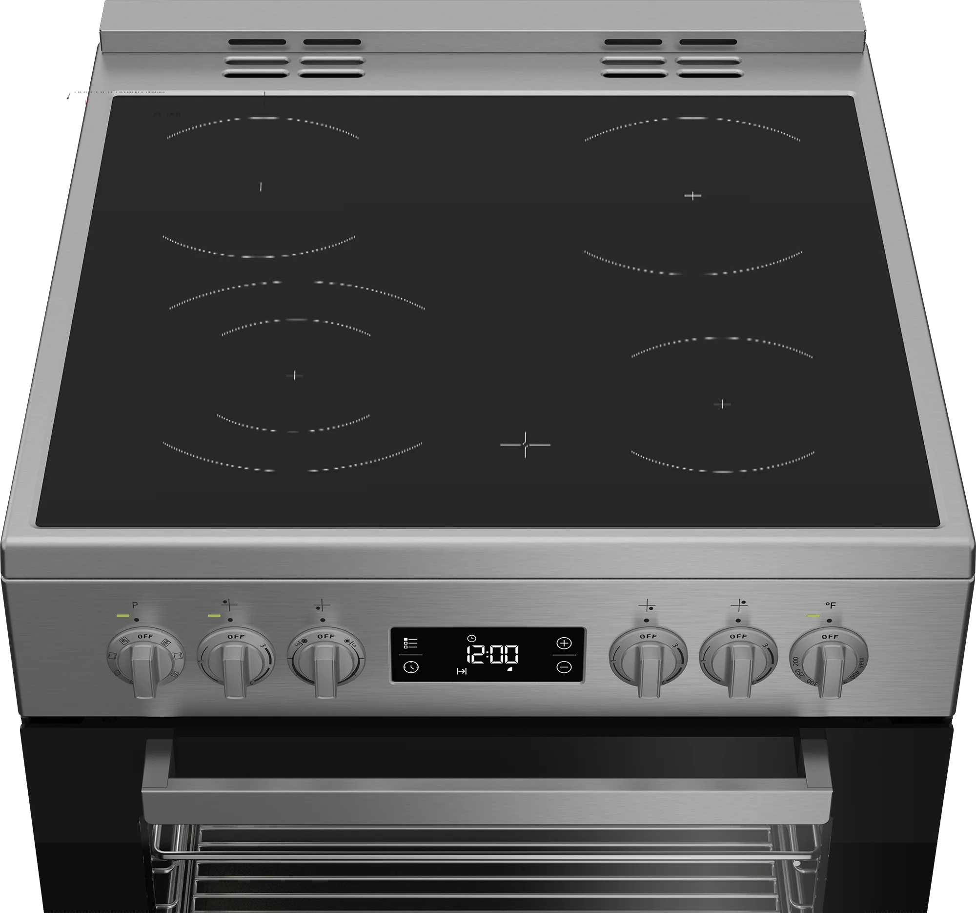 Beko SLER24410SS 24" Stainless Steel Slide-In Electric Range - Image 6