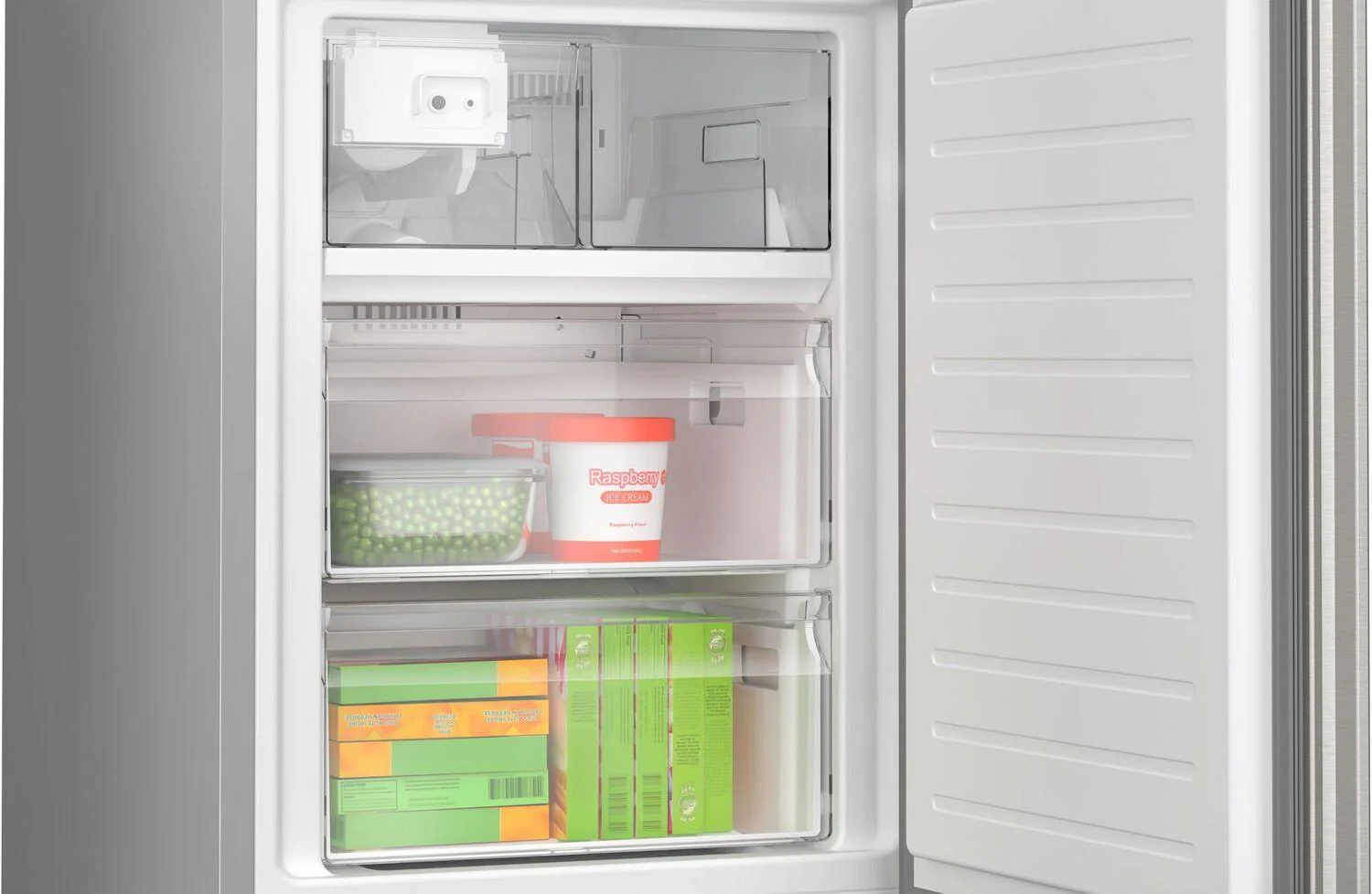 Bosch B24CB80ESS 800 Series, free-standing fridge-freezer with freezer at bottom, 24'', Brushed steel (with anti-fingerprint), Total No Frost - Image 7