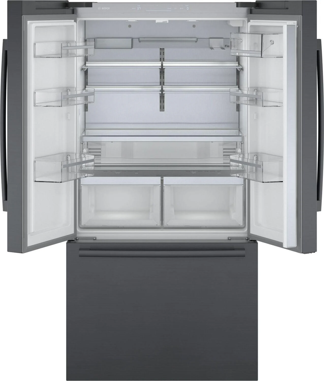 Bosch B36CT80SNB 800 Series, French Door Bottom freezer, multi door, 36'', Black inox-antifingerprint - Image 4