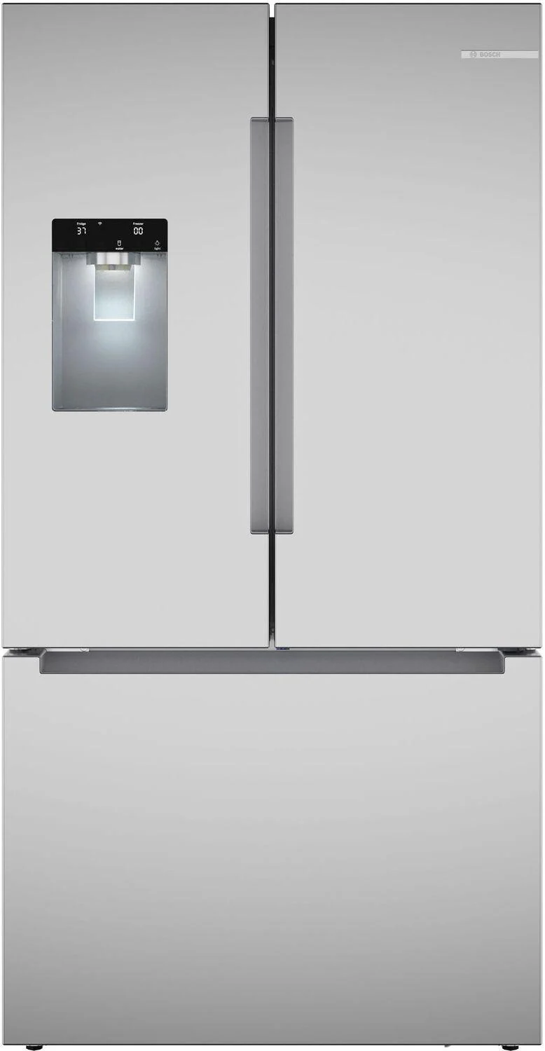 Bosch B36FD10ENS 100 Series, French Door Bottom freezer, multi door, 36'', Brushed steel (with anti-fingerprint), Total No Frost - Image 2