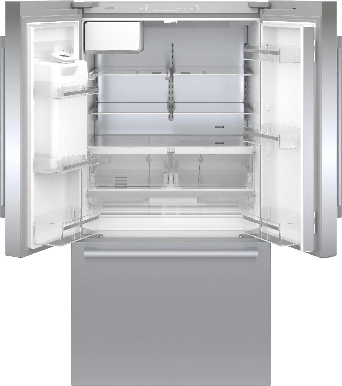 Bosch B36FD50SNS 500 Series French Door Bottom Mount Refrigerator 36" Stainless steel (with anti-fingerprint), Total No Frost - Image 3