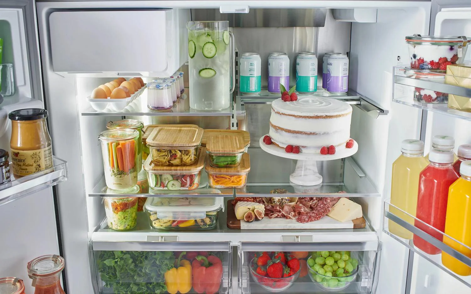 Bosch B36FD52SNS 500 Series, French Door Bottom freezer, multi door, 36'', Brushed steel (with anti-fingerprint), Total No Frost - Image 9