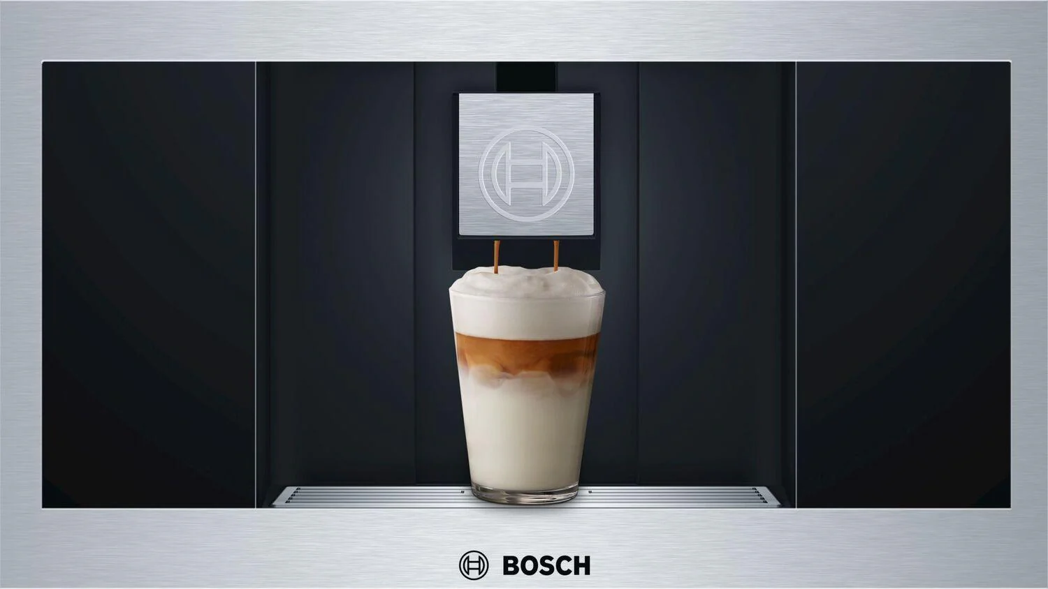 Bosch BCM8450UC 800 Series, Built-In Fully Automatic Coffee Machine, Stainless steel, Removable water tank - Image 4