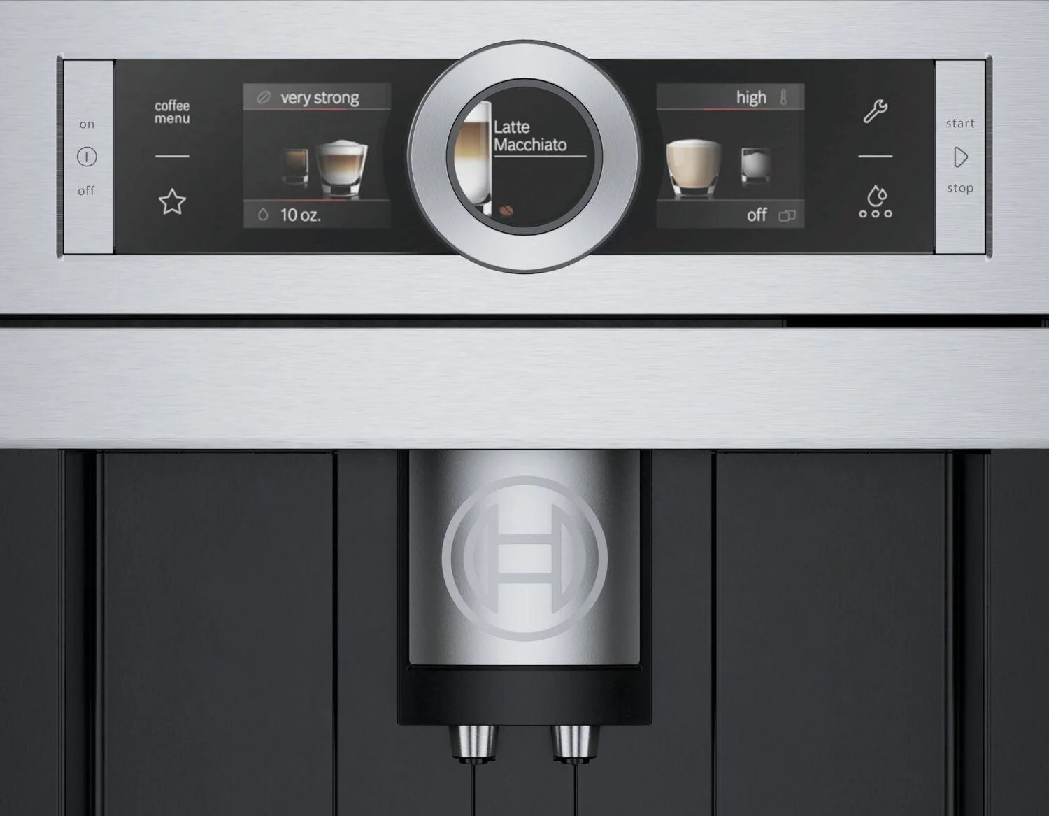 Bosch BCM8450UC 800 Series, Built-In Fully Automatic Coffee Machine, Stainless steel, Removable water tank - Image 7
