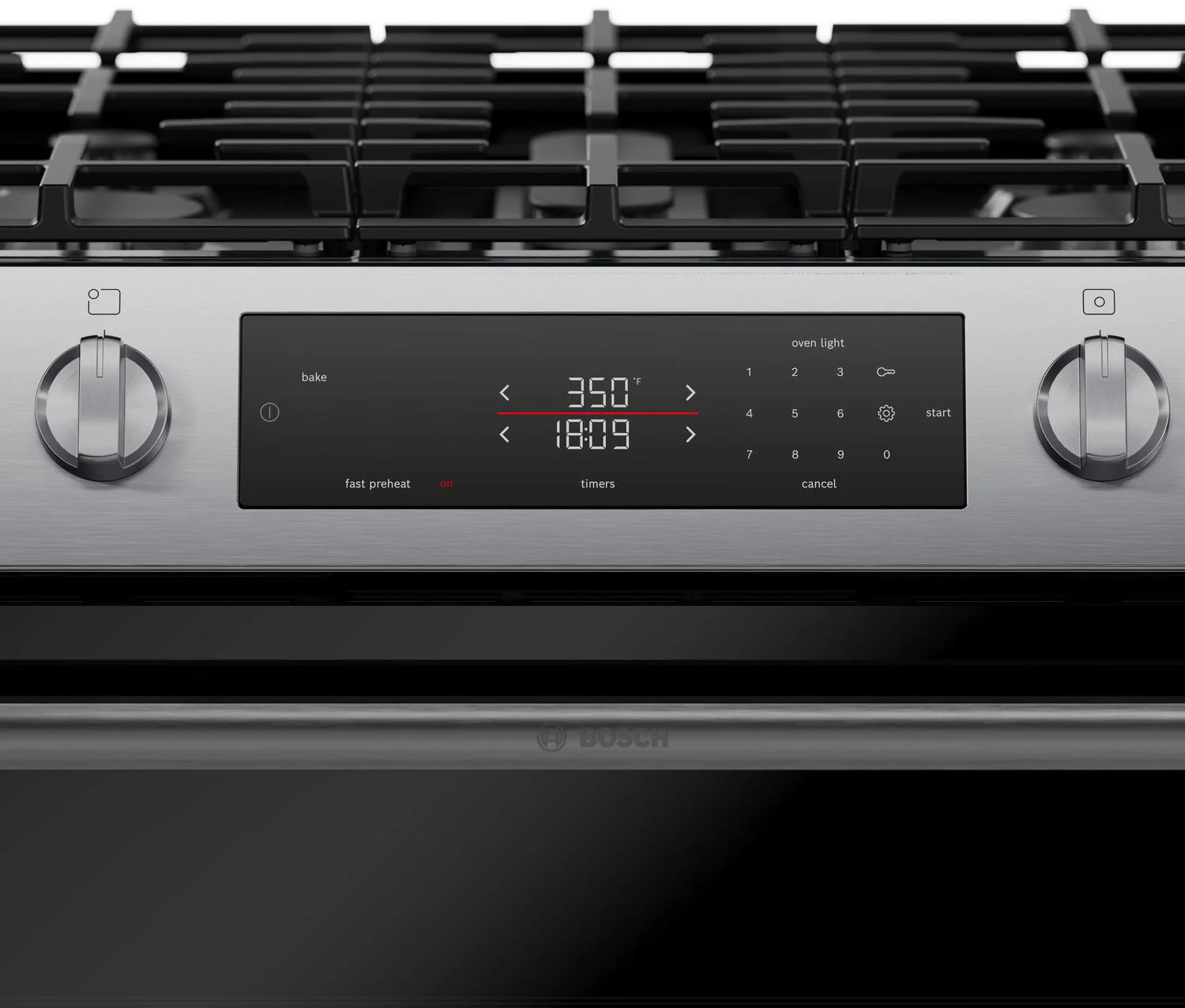 Bosch HGF1050MUC 100 Series, Freestanding gas cooker, Stainless steel - Image 12