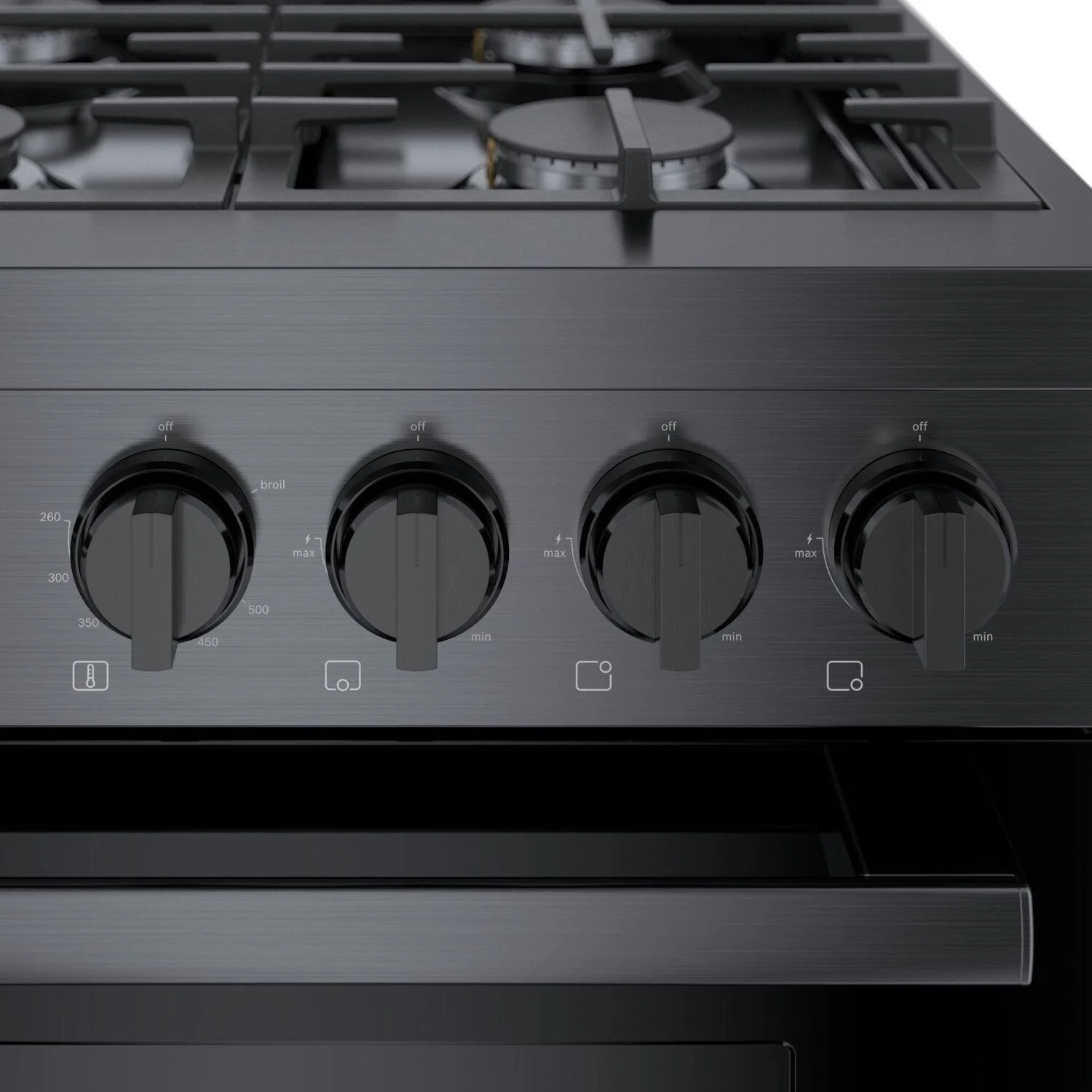 Bosch HGS8645UC 800 Series, Gas freestanding range, 36'', Black stainless steel - Image 15