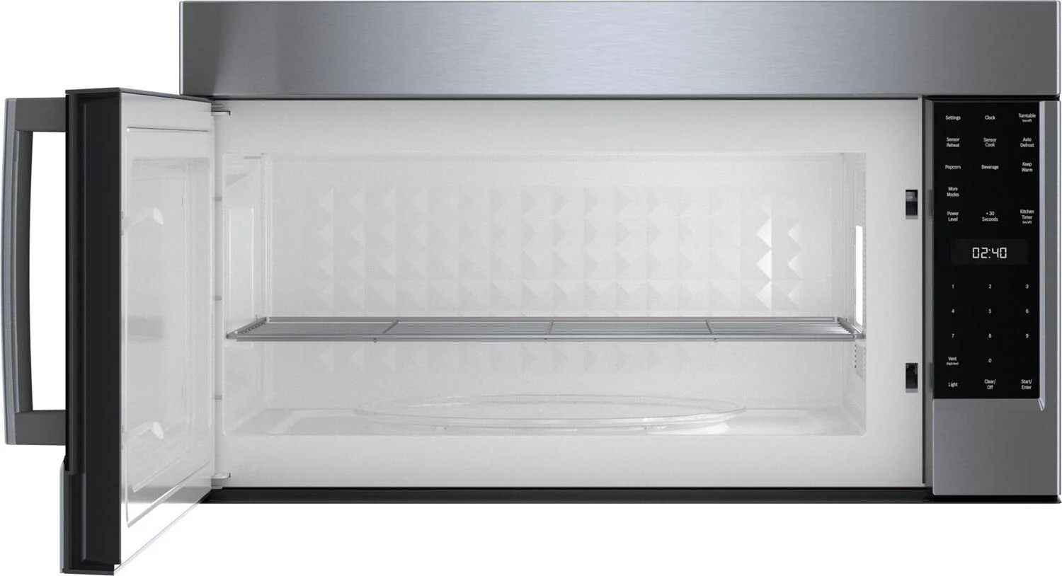 Bosch HMV5053U 500 Series, Over-The-Range Microwave, 30'', Door Hinge: left, Stainless steel - Image 5