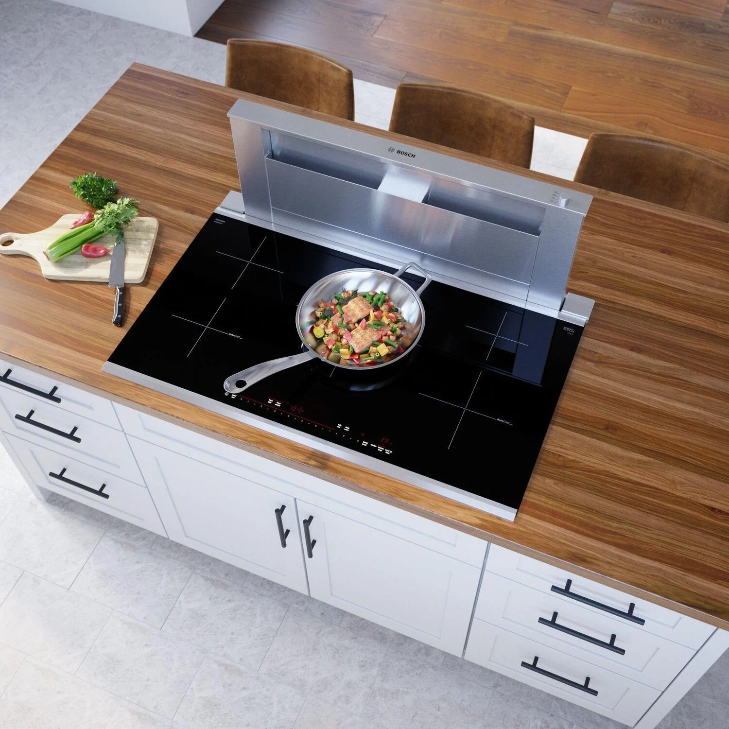 Bosch NIT8660SUC 800 Series Induction Cooktop 36" Black, surface mount with frame - Image 8
