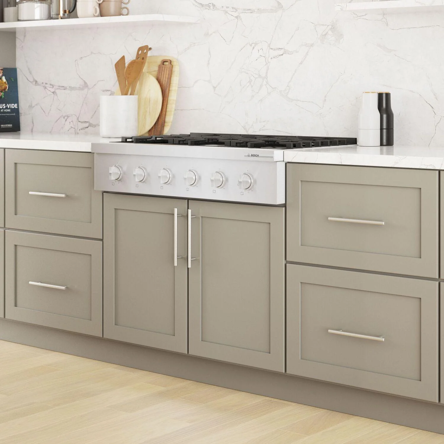 Bosch RGM8658UC 800 Series, Professional Rangetop, 36 ", Stainless steel - Image 14