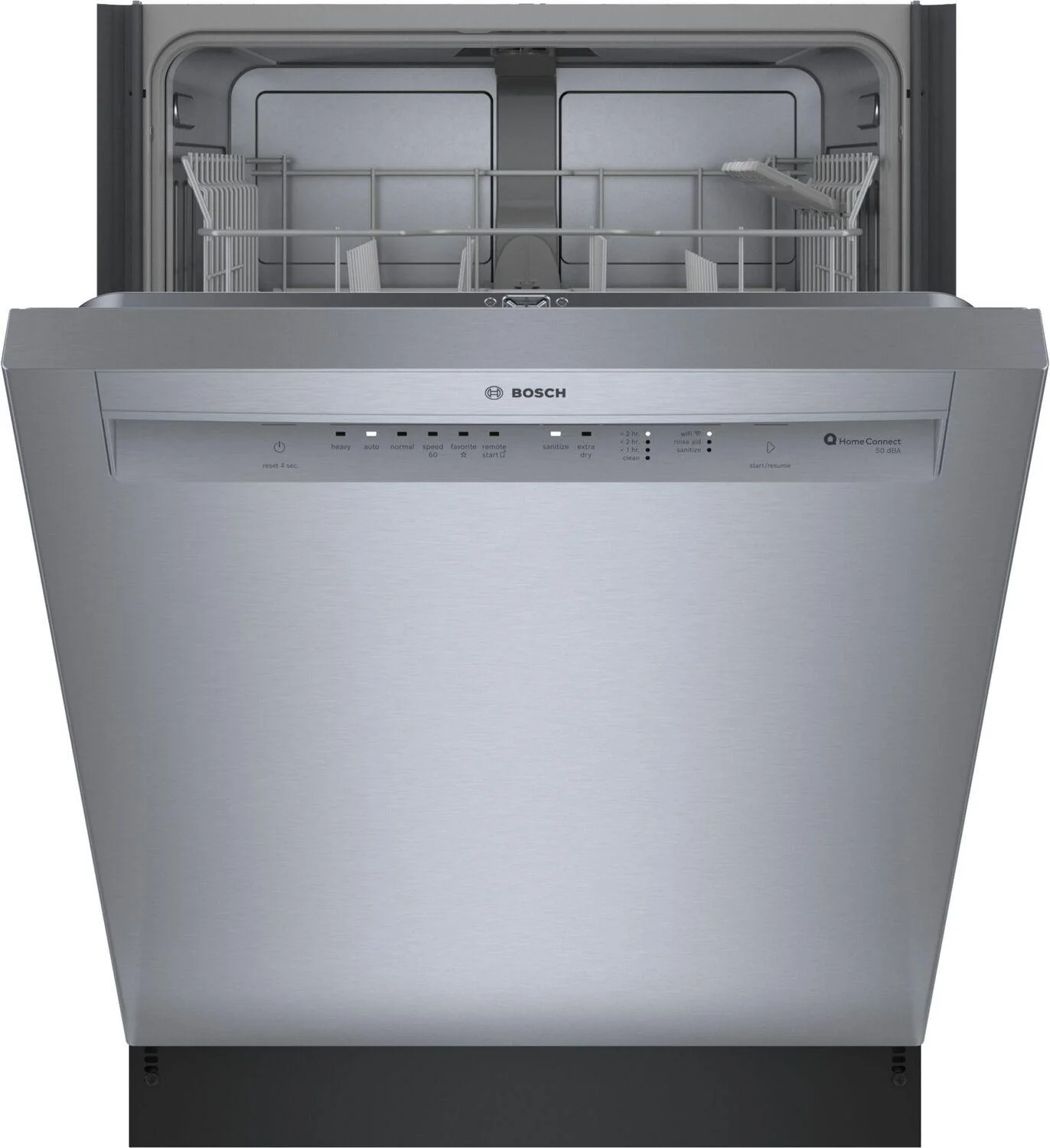 Bosch SHE3AEM5N 100 Series Dishwasher 24" Stainless Steel Anti-fingerprint - Image 3