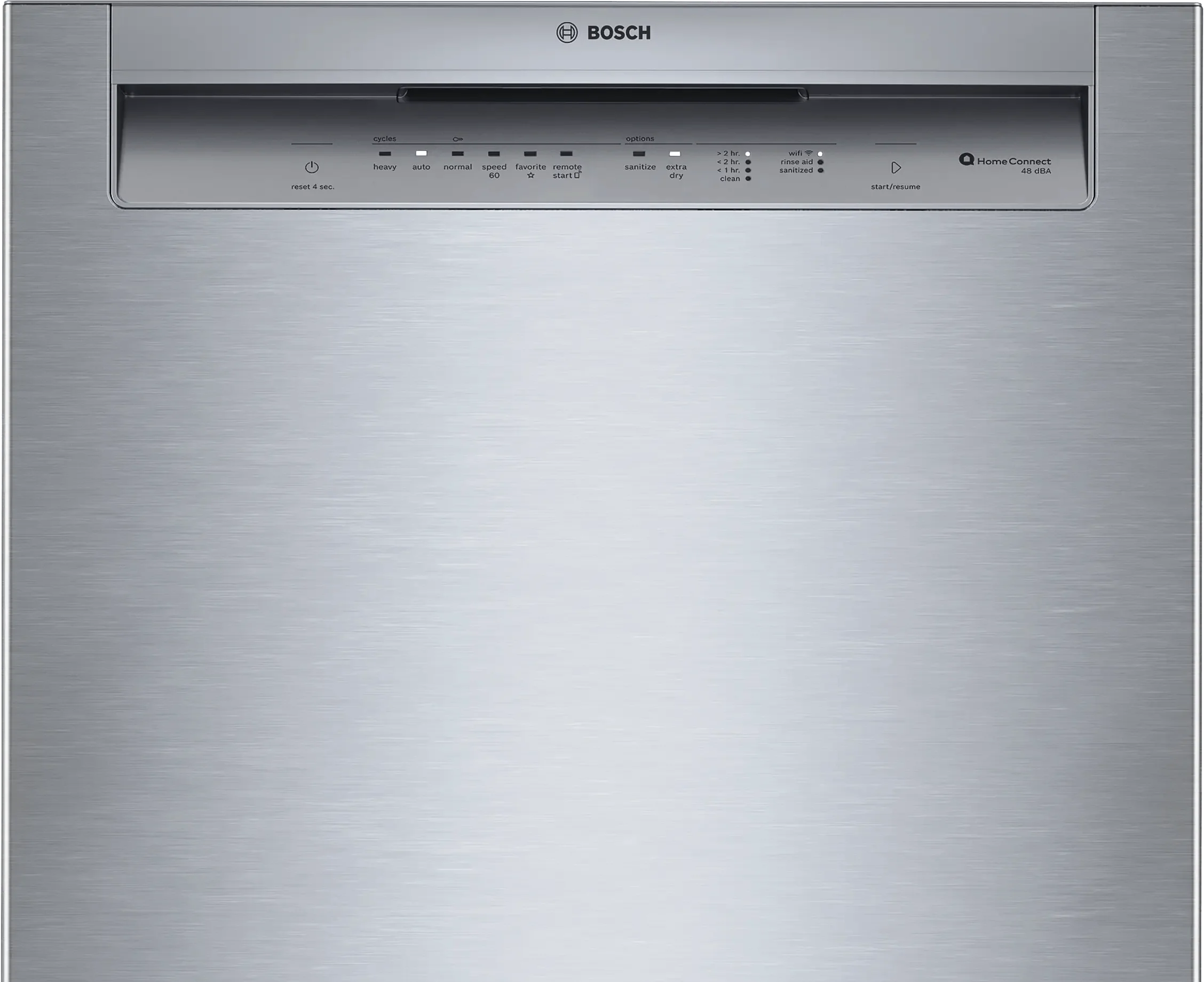 Bosch SHE43DM5N 300 Recessed Handle, 48 dBA, Standard 3rd Rack, PureDry - SS - Image 9