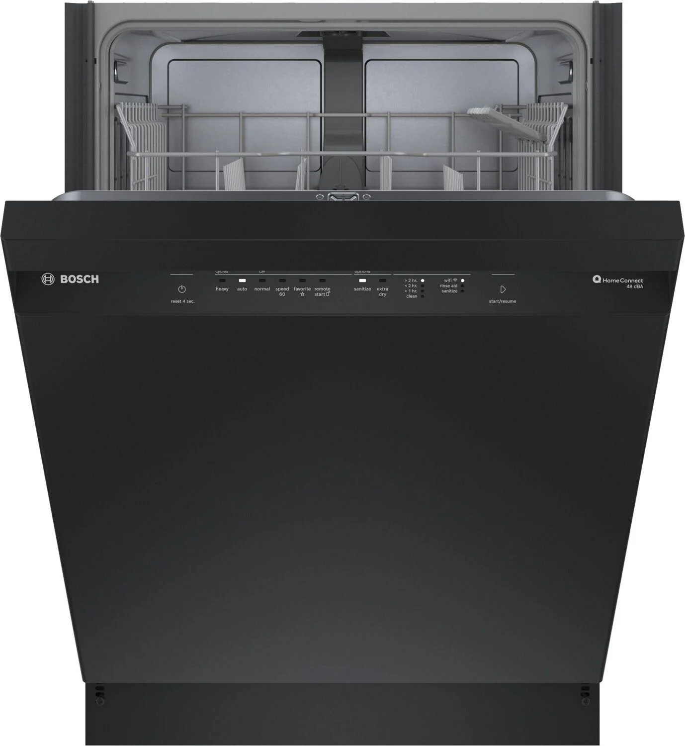 Bosch SHE4AEM6N 100 Plus Dishwasher 24" Black - Image 3