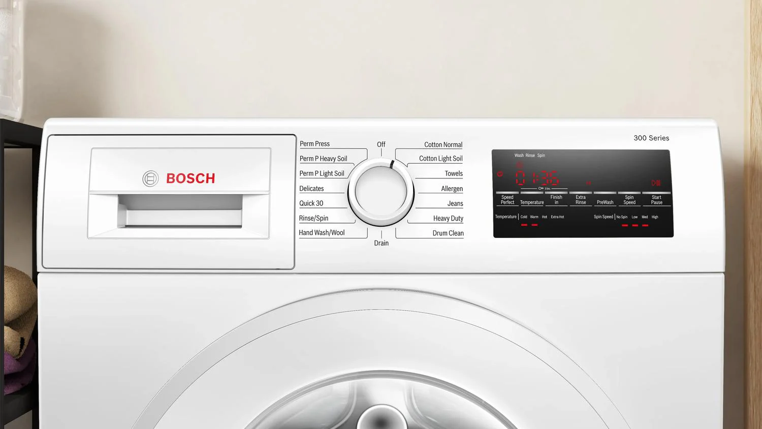 Bosch WGA14400UC 300 Series Compact Washer max. 1400 rpm - Image 2