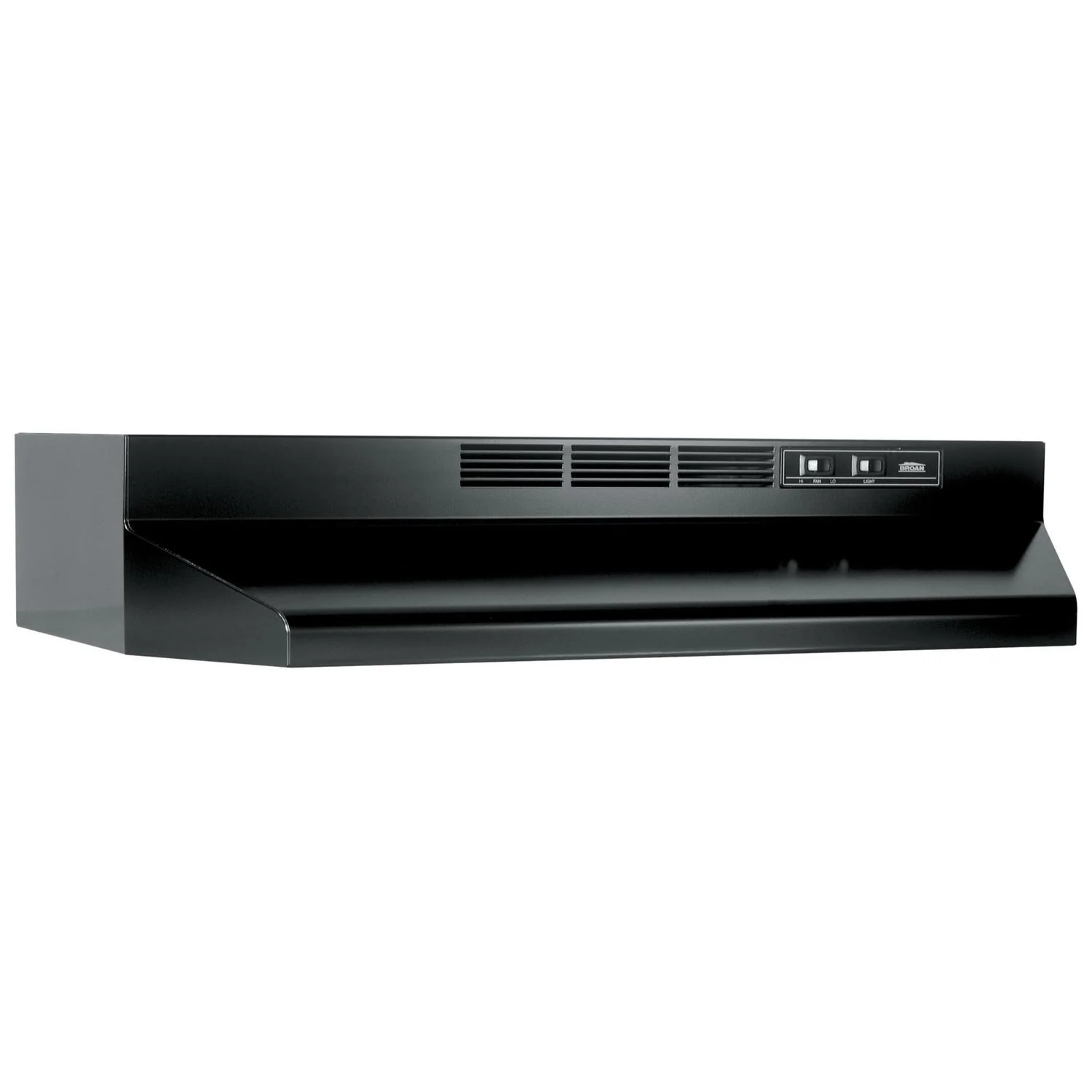 Broan® 21-Inch Ductless Under-Cabinet Range Hood, Black