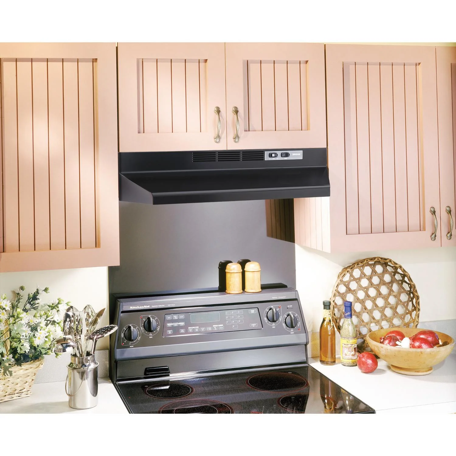 Broan® 36-Inch Ductless Under-Cabinet Range Hood, Black - Image 2