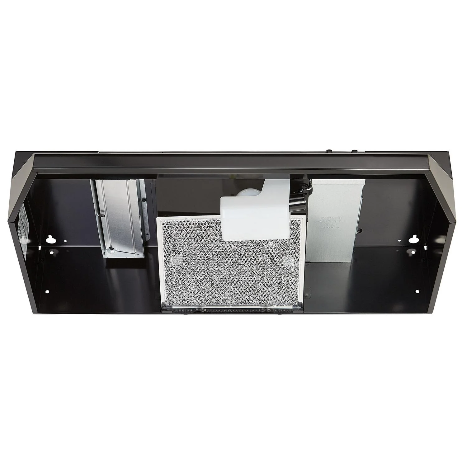 Broan® 36-Inch Convertible Under-Cabinet Range Hood, 220 CFM, Black - Image 3