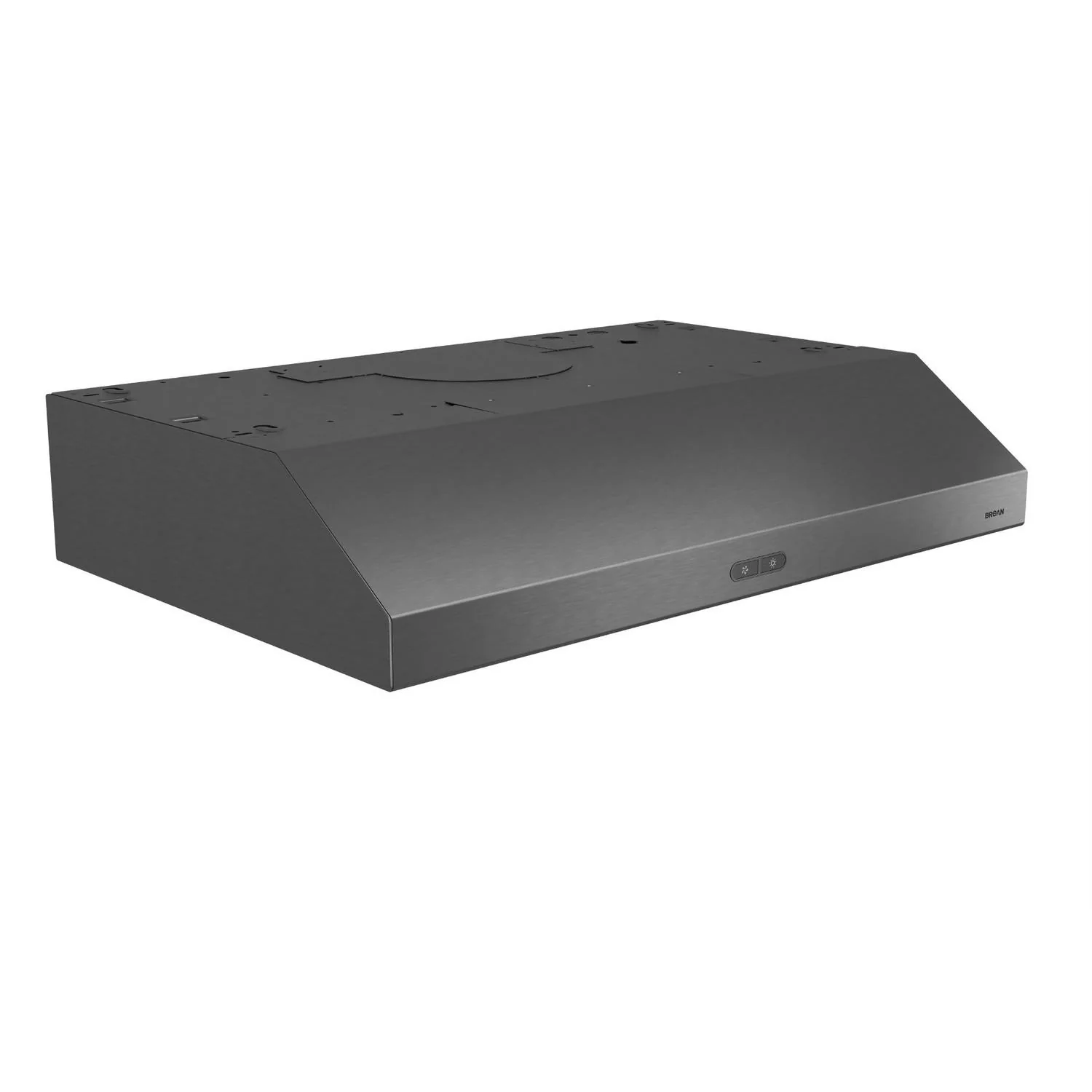 BCDF130BLS Broan® Glacier 30-Inch Convertible Under-Cabinet Range Hood, 375 Max Blower CFM, Black Stainless Steel - Image 3