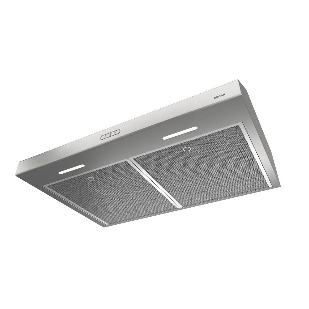 BCDF142SS Broan® Glacier 42-Inch Convertible Under-Cabinet Range Hood, 375 Max Blower CFM, Stainless Steel - Image 5