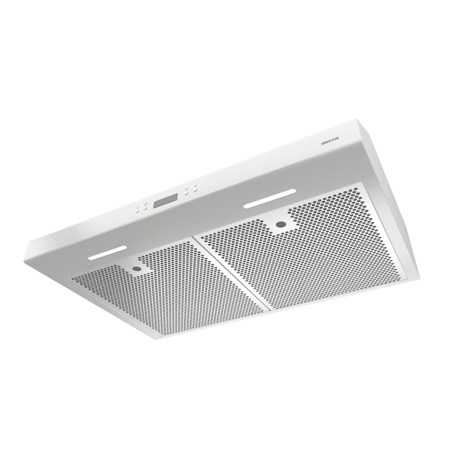 Broan BCDJ130WH Glacier 30-Inch 450 Max Blower CFM 5.5 Sones White Range Hood - Image 5