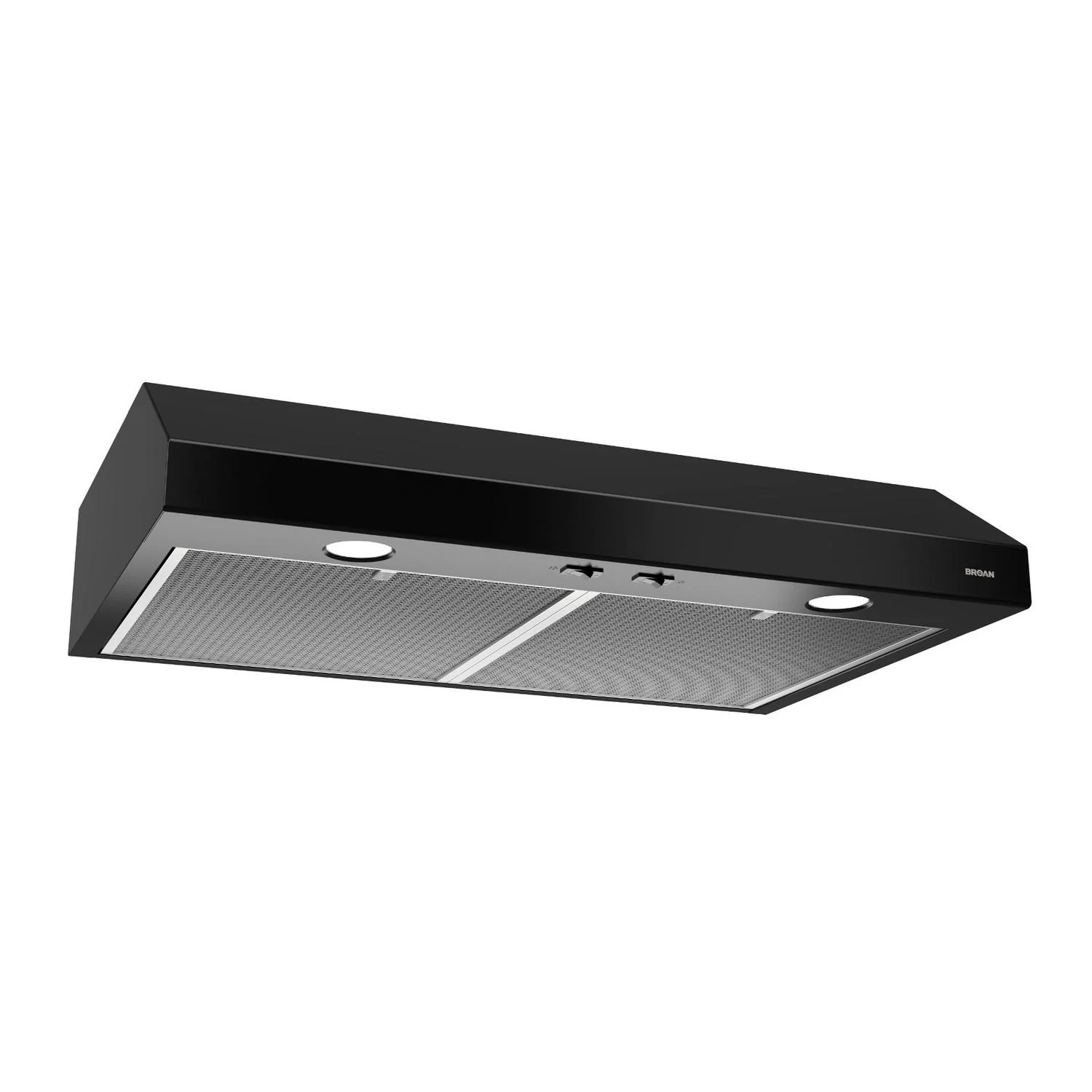 Broan BCSD130BL Glacier 30-Inch 300 Max Blower CFM 5 Sones Black Range Hood