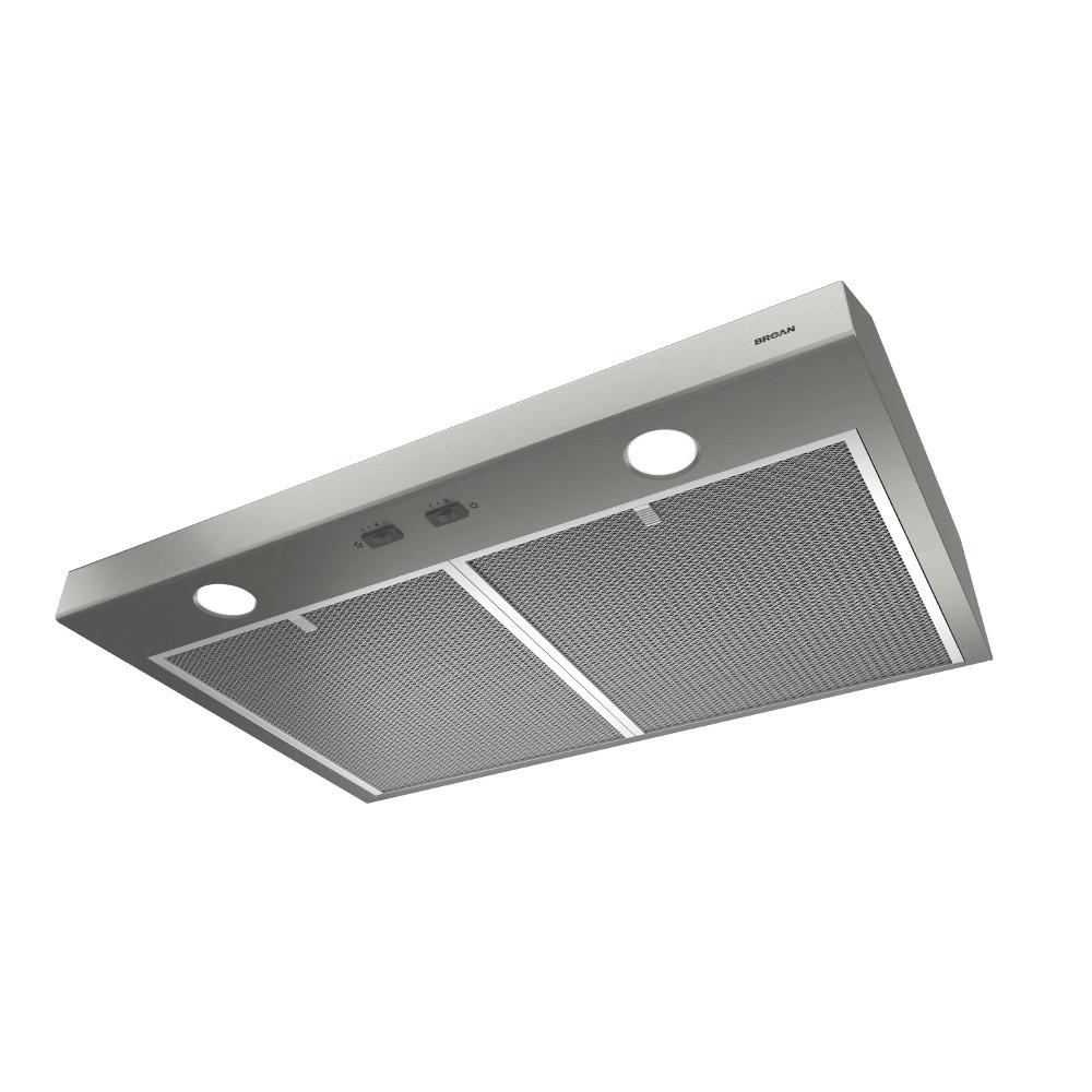 Broan BCSD142SS Glacier 42-Inch 300 Max Blower CFM 5 Sones Stainless Steel Range Hood - Image 5