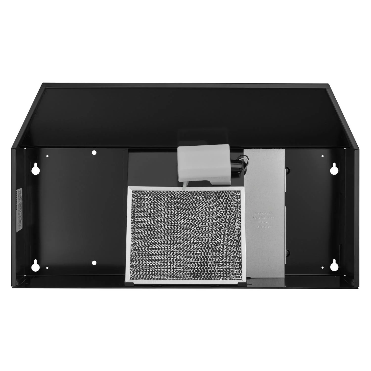 BUEZ130BL Broan® 30-Inch Ductless Under-Cabinet Range Hood w/ Easy Install System, Black - Image 4